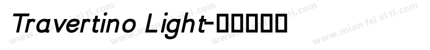 Travertino Light字体转换